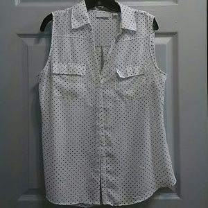N.Y. & Co. Sleeveless Button Down